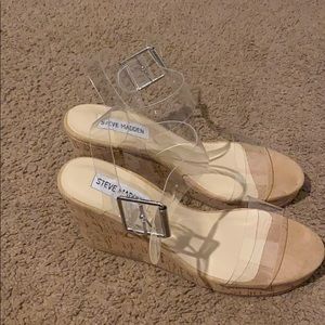 BN Steve Madden “Bloom” 7.5 clear sandal